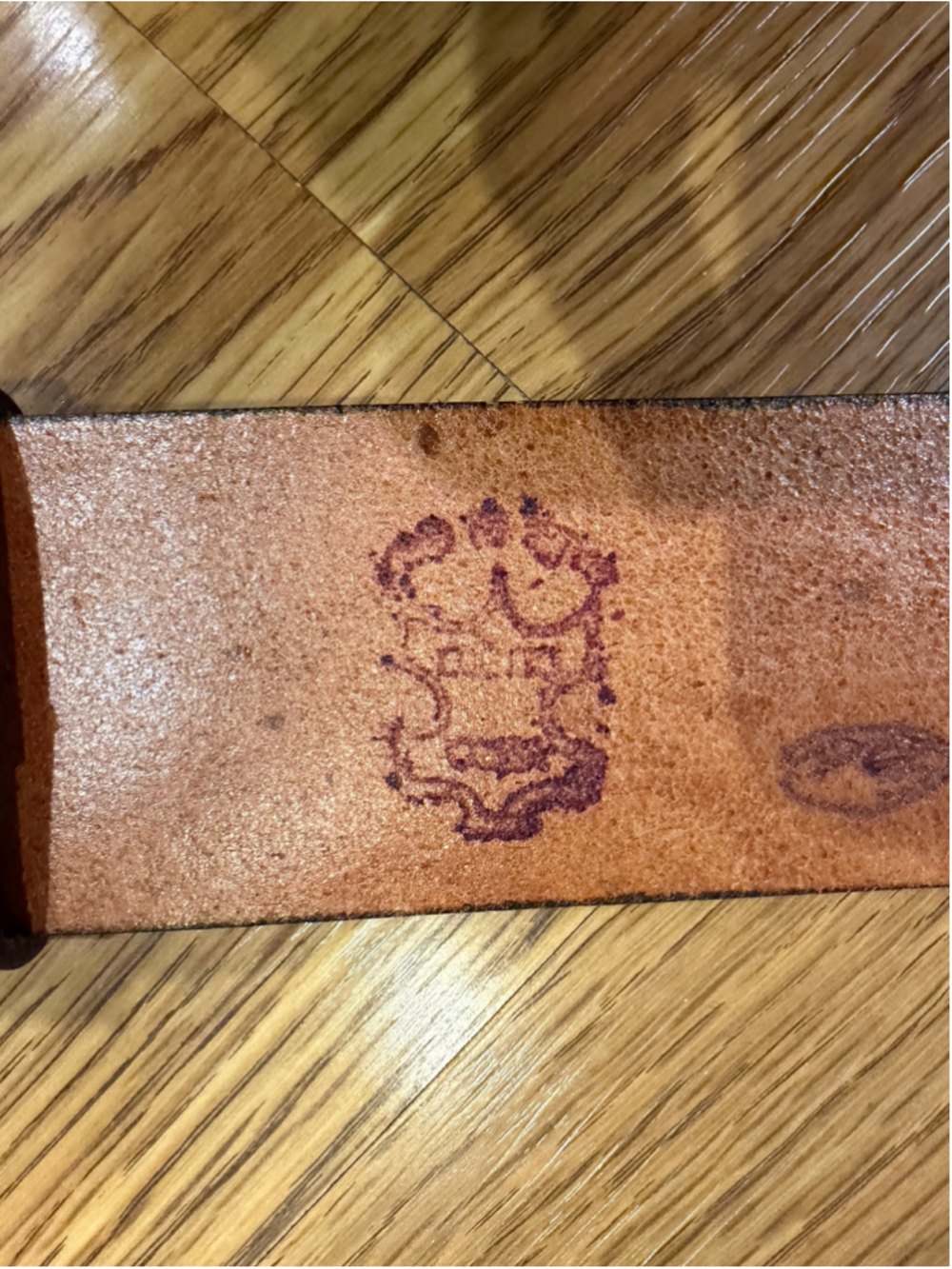 Italian Artisan Red Leather Statement Belt – Handmade Luxury Fits Small to XL - Picture 7 of 10